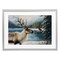 Stupell Industries Christmas Conversation In Wild Framed Print Under Glass, design by Petal Prints Design